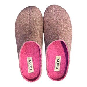 Taos Woolery Wool Comfort Clogs in Rose